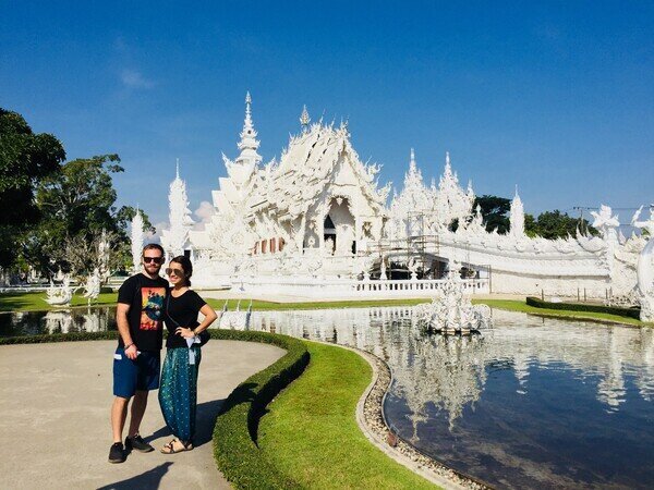 The amazing White Temple in Chiang Rai