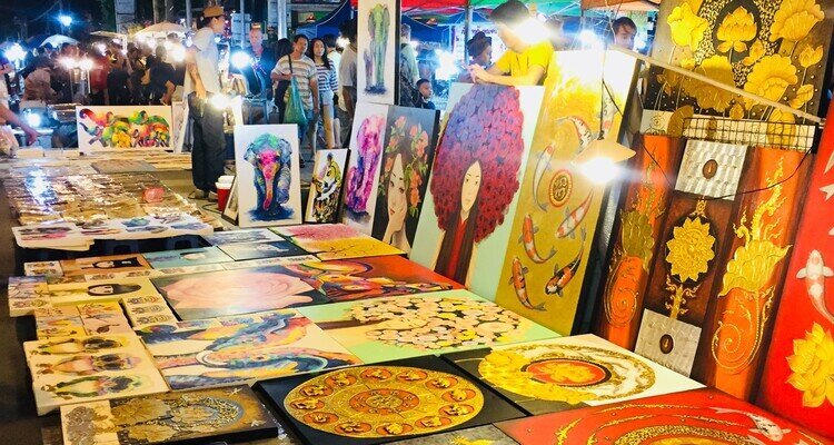 Local Artworks at the Sunday Night Market