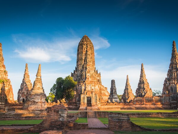 Wander through the historical ruins of the Siamese Kingdom at Ayutthaya Historical Park.