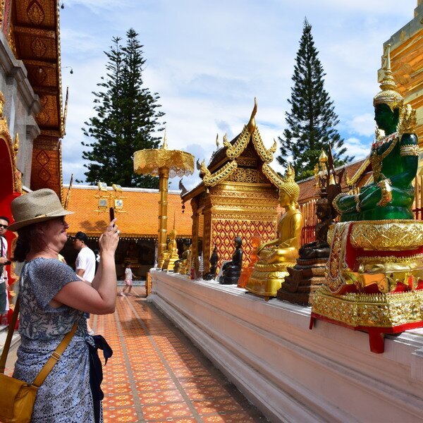 Wat Phra That on Doi Suthep Mountain