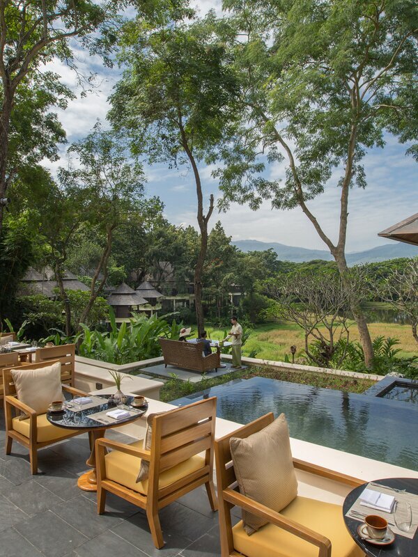 An Afternoon Tea amidst the Rice Fields