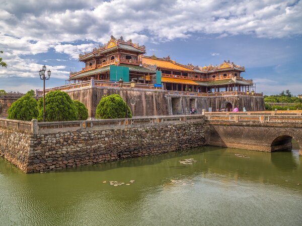 Stroll through the vast complex of Hue's imperial city