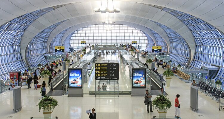 The Suvarnabhumi Airport Of Bangkok