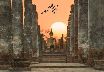 Sukhothai at Sunset