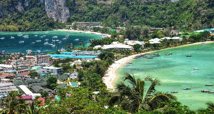the Phi Phi Islands