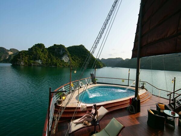 Indulge in the extraordinary seascape of Ha Long Bay on our selected overnight cruise.