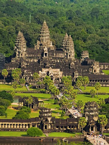 Explore the awe-inspiring Angkor Wat temple complex.
