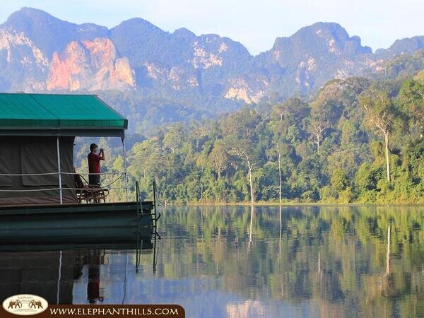 Spend a night on a floating house