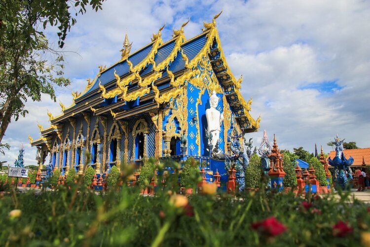 the blue temple