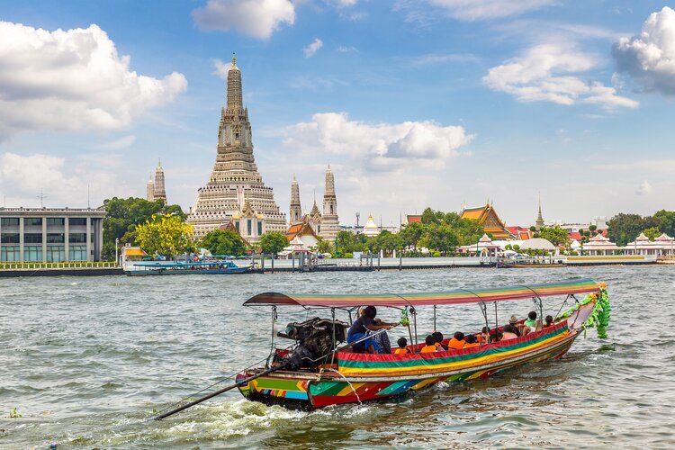 long tail boat ride in bangkok