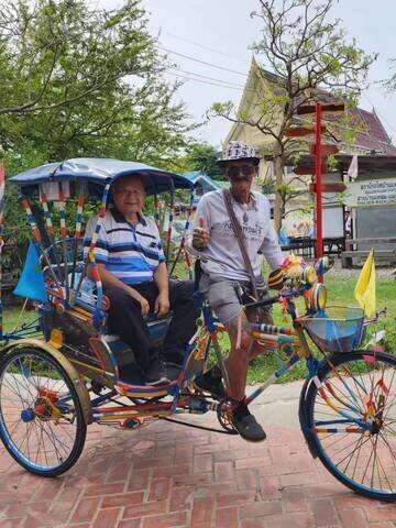 Hop on a rickshaw