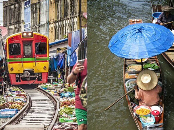 The Railway Market and Floating Market