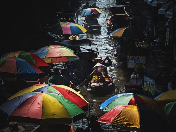The Damnoen Saduak Floating Market