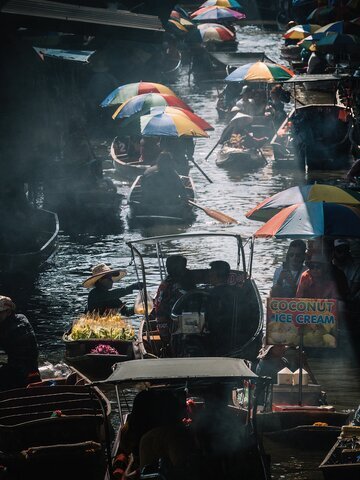 bangkok floating market