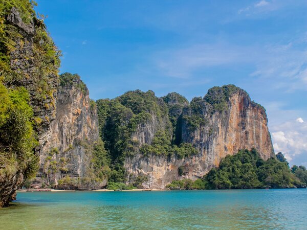 The Ao Nang beach of Krabi