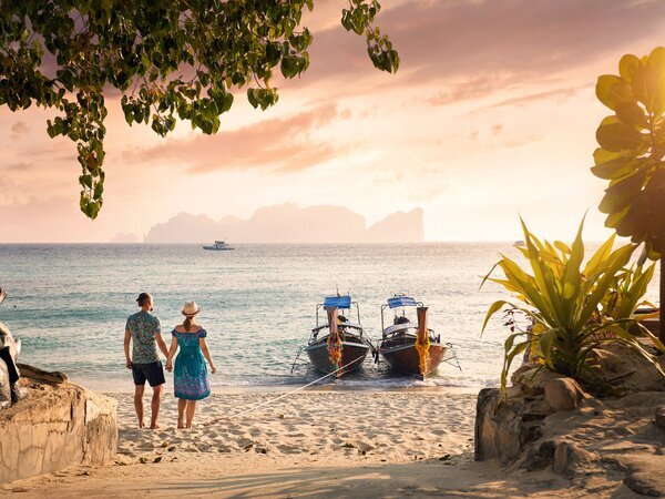 Sunset at Phi Phi Island