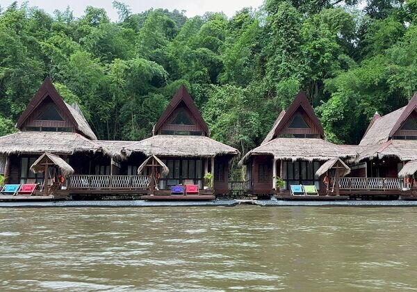 Experience an eco-friendly floating house off-grid in Kanchanaburi