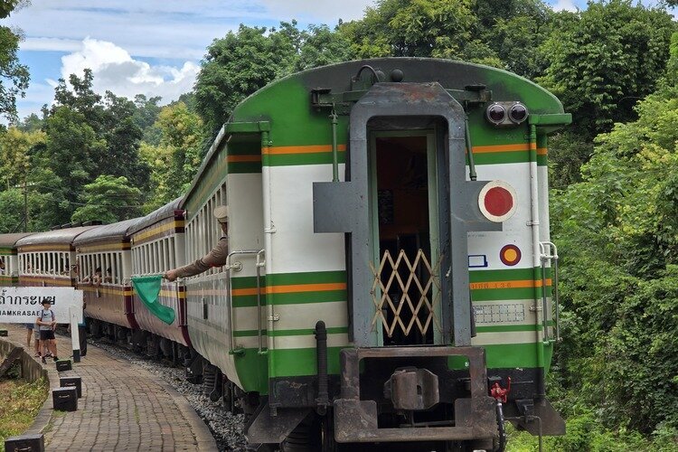 The 3rd class train in Thailand