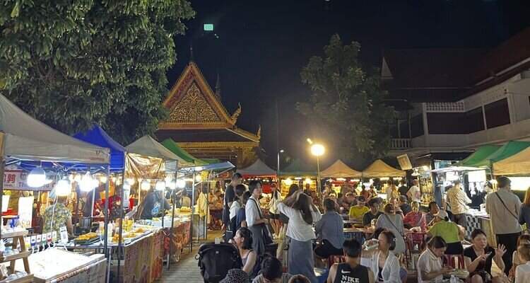 Bustling Sunday Night Market