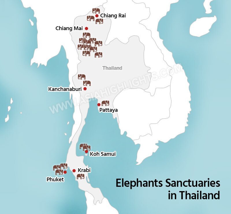 Thailand elephant sanctuaries