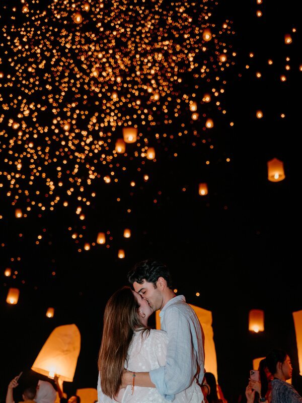 Release a Sky Lantern During Yi Peng Festival