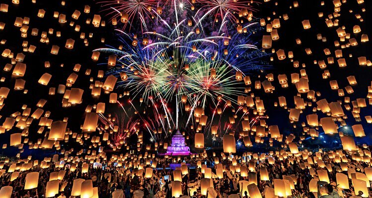 The New Year Countdown in Chiang Mai