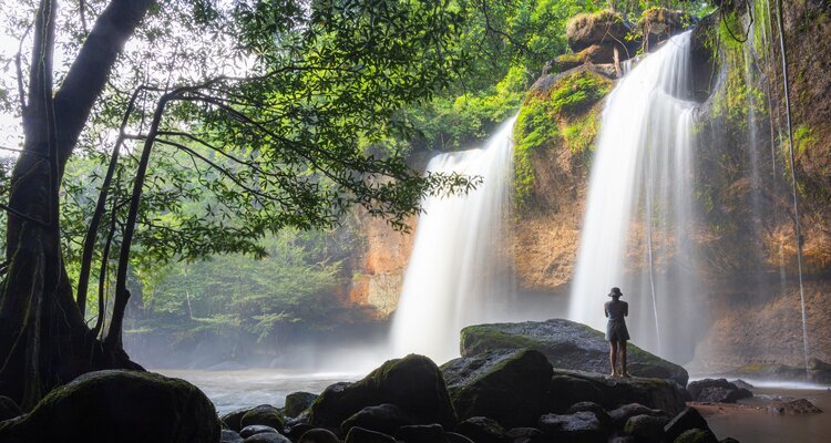 Haew Suwat Waterfall in Khao Yai National Park