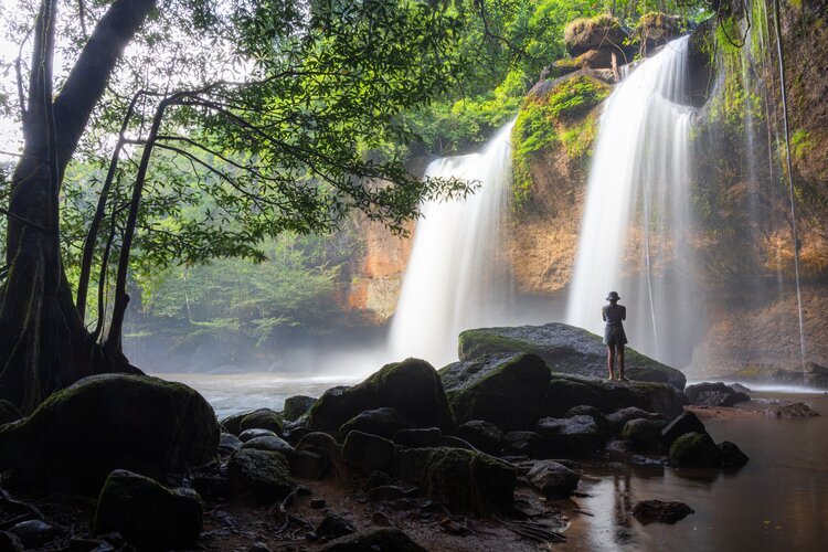 Haew Suwat Waterfall in Khao Yai National Park