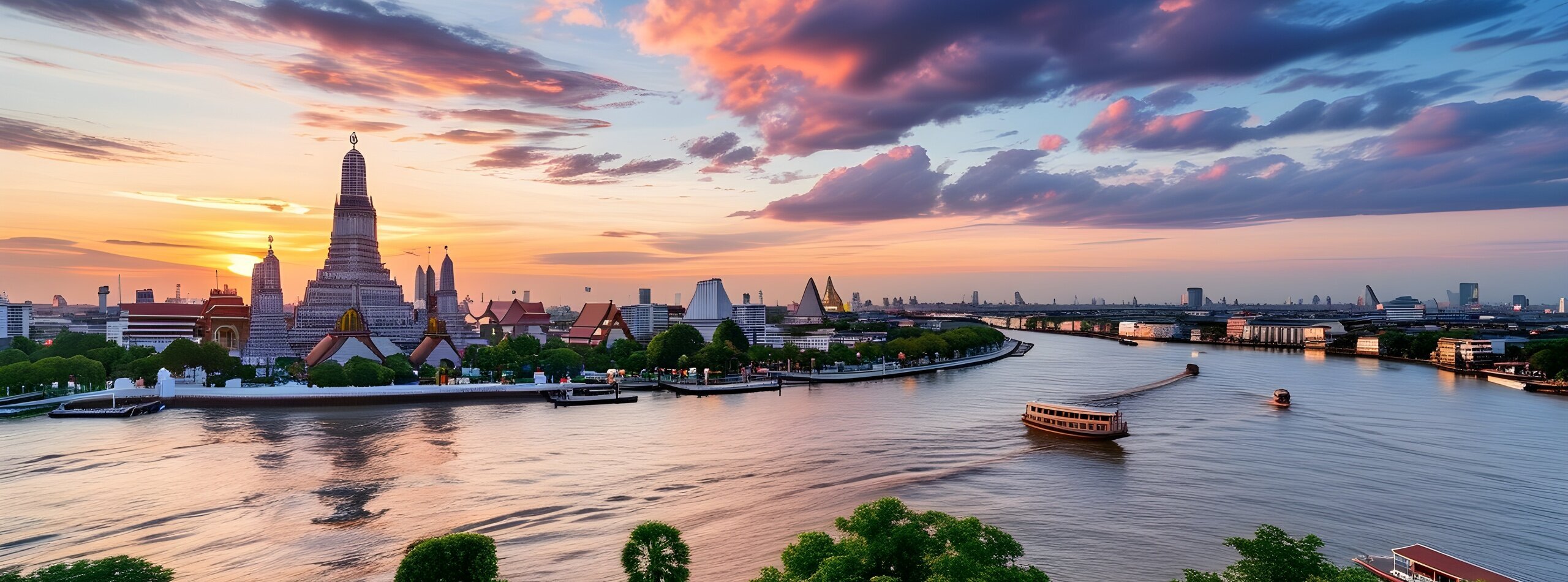 Sunset in Bangkok