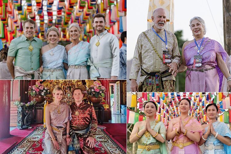 Chiang Mai Yi Peng Festival thai costume