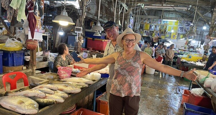 Morning market in Bangkok