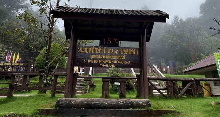 Temperature on the Top of Doi Inthanon National Park