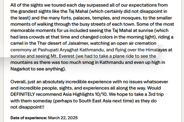 A Father-Daughter Odyssey: From Fairytales to Palaces