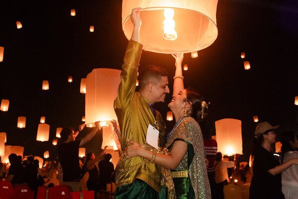 A Dream Honeymoon Under Thailand's Lantern-Lit Sky