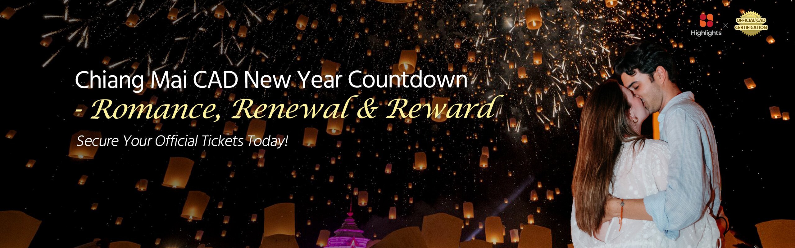 Official Tickets Chiang Mai CAD New Year Countdown to 2027