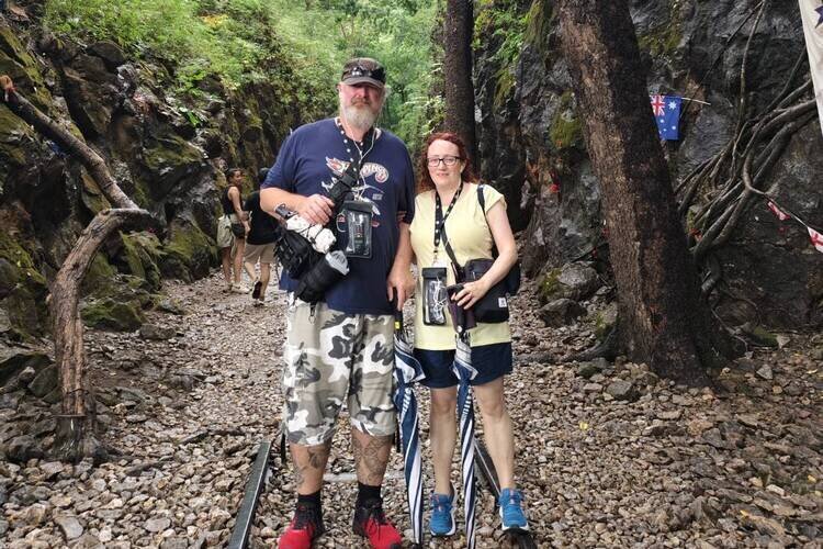 Walking through the Hellfire Pass