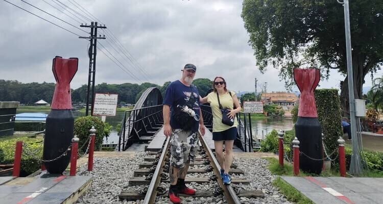 Our customers are visiting Bridge over the River Kwai.