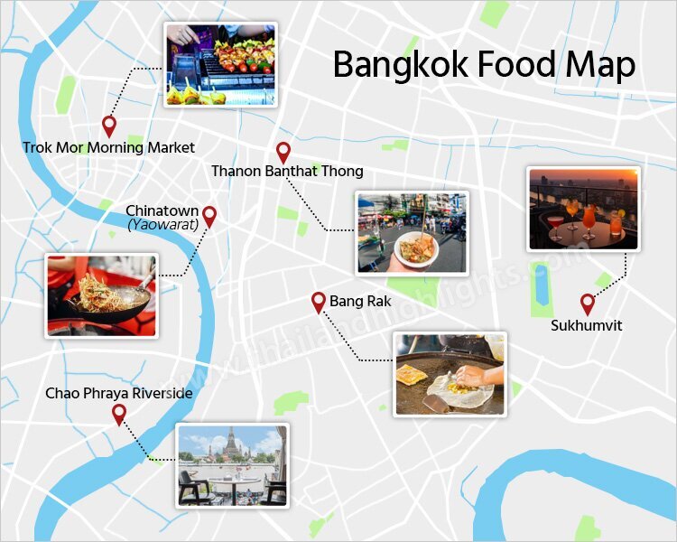 Bangkok Food Map