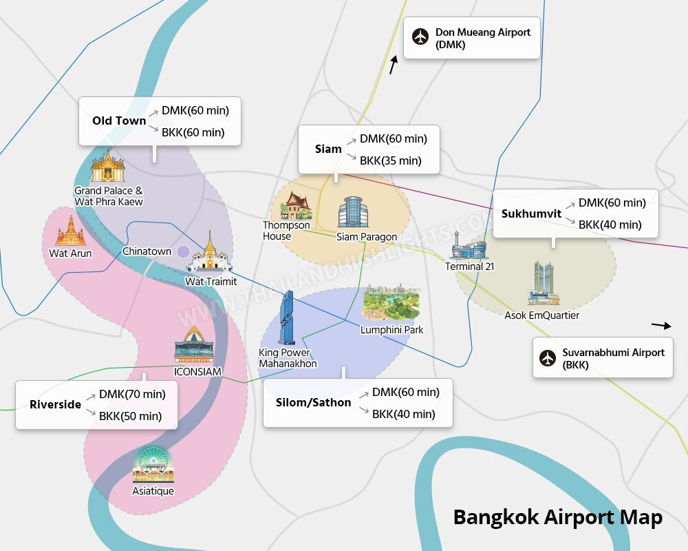 Bangkok Airport Map
