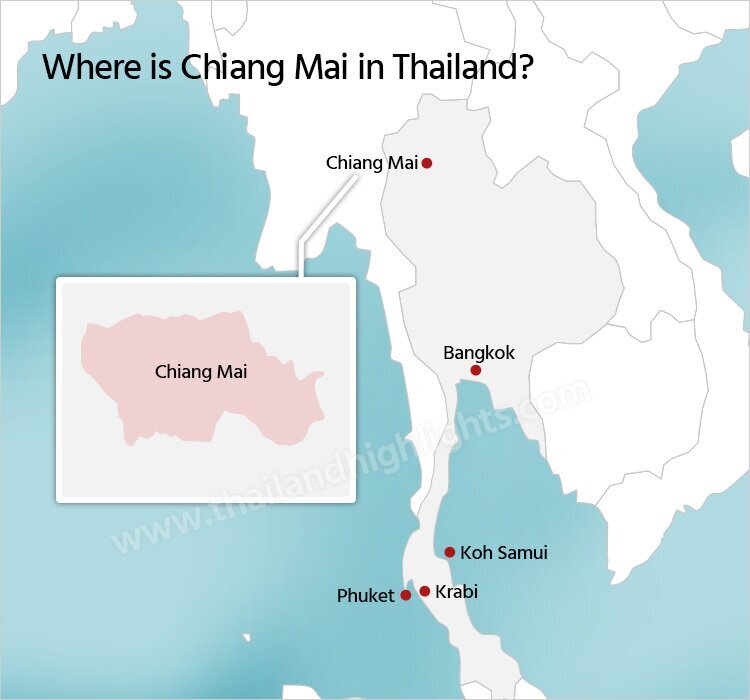 Chiang Mai Location Map