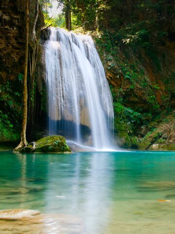 Erawan Falls in Kanchanaburi