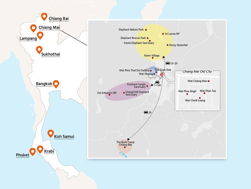 Chiang Mai Map