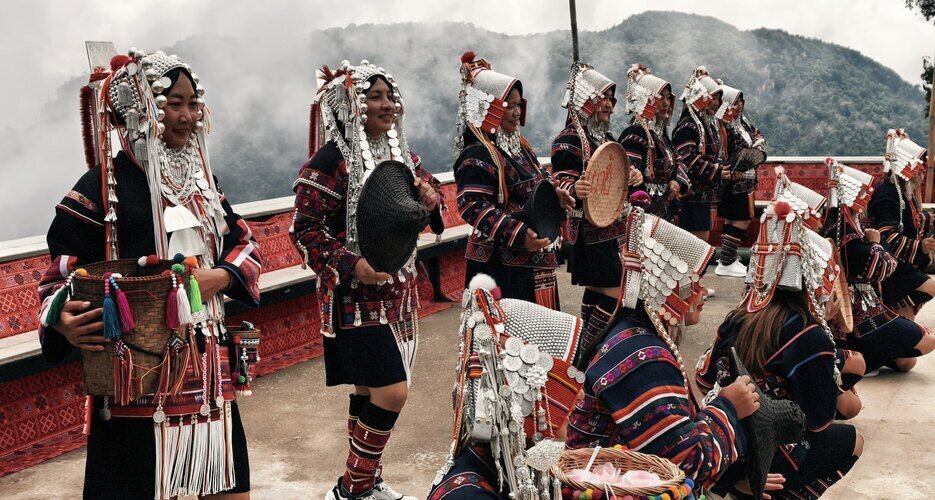 Akha villagers are celebrating its Swing Festival.