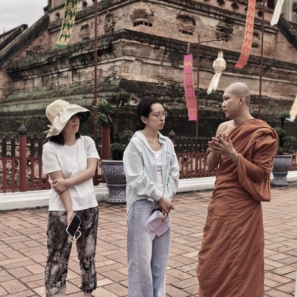 Chiang Mai Alms giving ceremonies