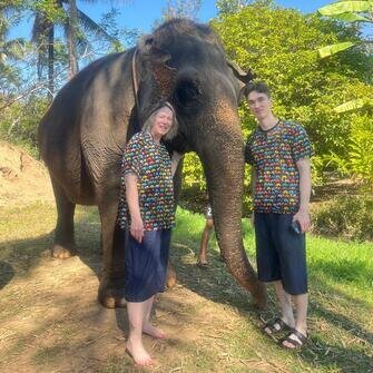 Elephant sanctuary in Chiang Mai