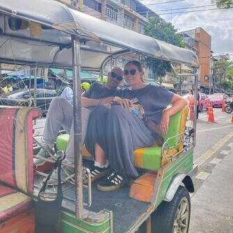 Bangkok tuk tuk ride